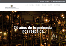 Tablet Screenshot of gachingenieria.com